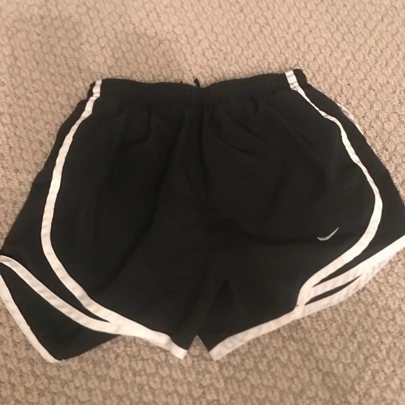 plain black nike shorts